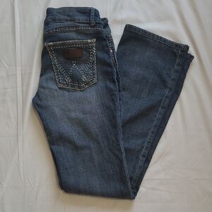 Wrangler Women's Boot Cut Jeans in Dark Blue